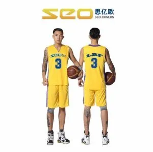 Tonton Sportswear 2017 New Cheap Yellow Basketball Jersey Design