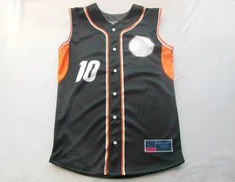 Sleeveless Softball Suit with Buttons