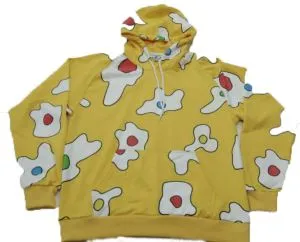 Yellow Mock Up Of Screen Printing Hoodies