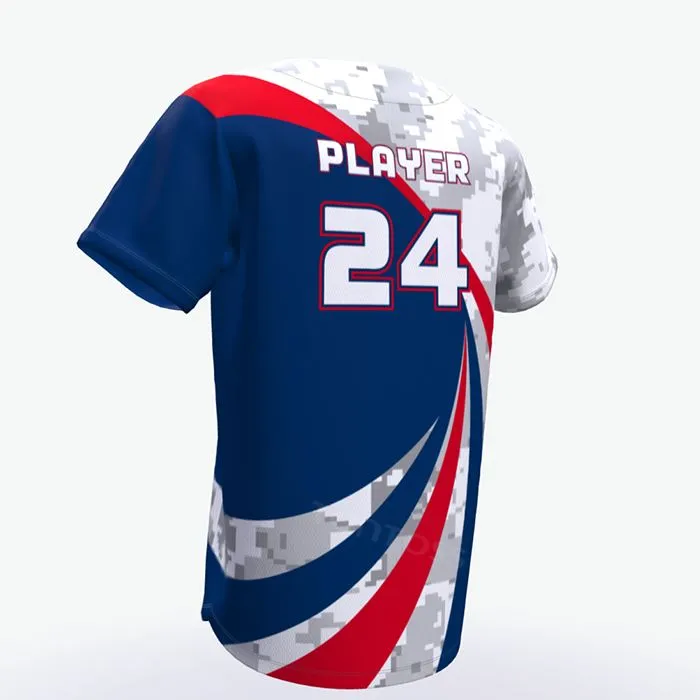 Tonton Sportswear Camo Baseball Jerseys with Custom Design