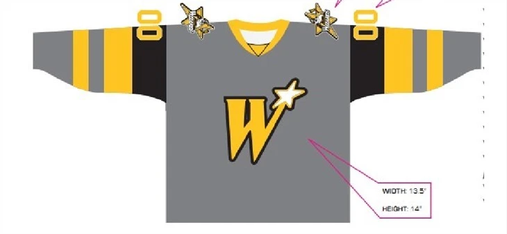 Twill Embroidered Hockey Jersey